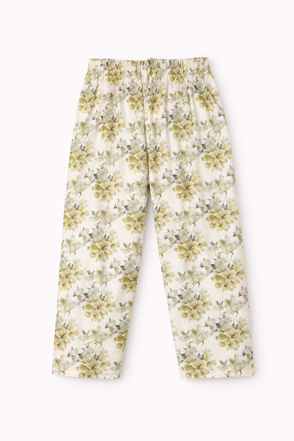 Girls Printed Floral Kurta Trouser Summer Outfit