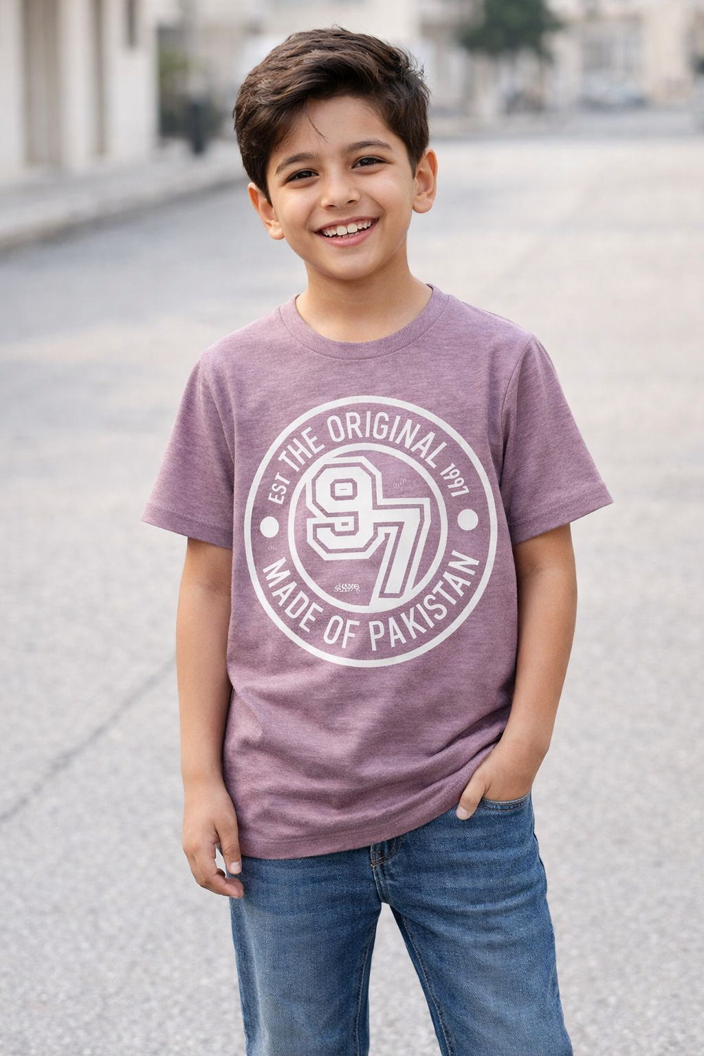 Original 97 Print Kids Comfortable Cotton T-Shirt