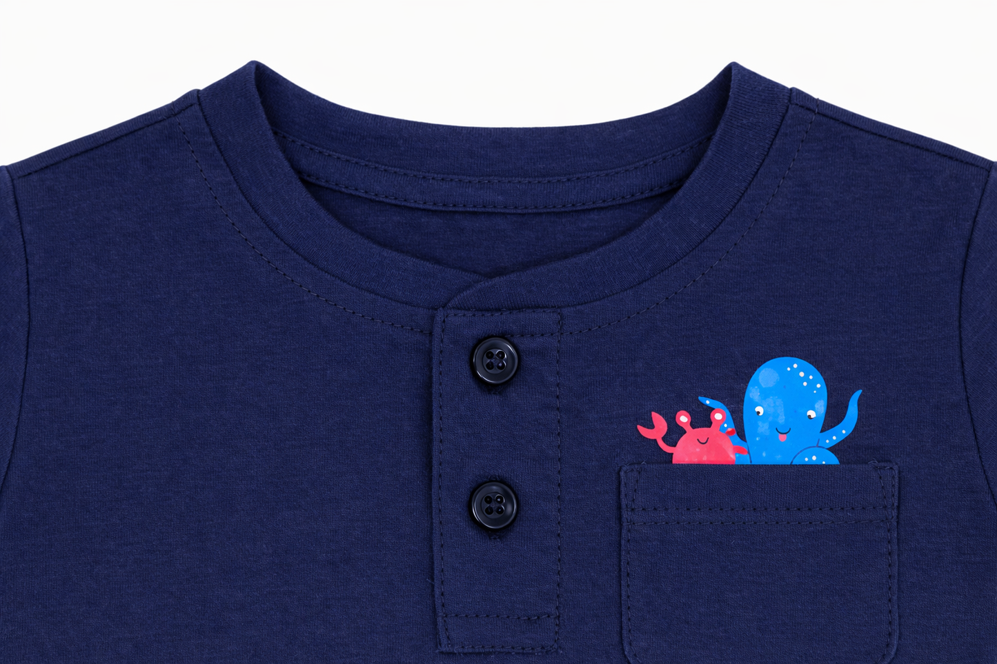 Boys Sea Animal Pocket T-Shirt Shorts Set