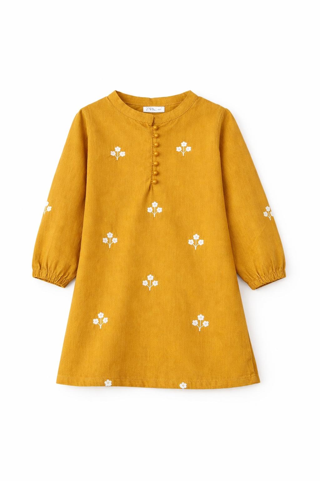 Premium Mustard Yellow 2-Piece Girls Outfit set
