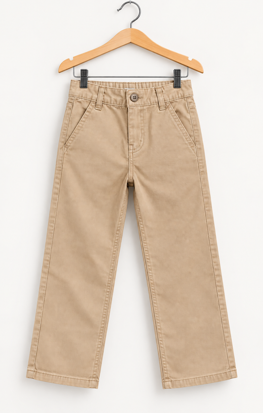 Everyday Wear Beige Denim Pants