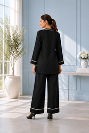 Black Noir Piping