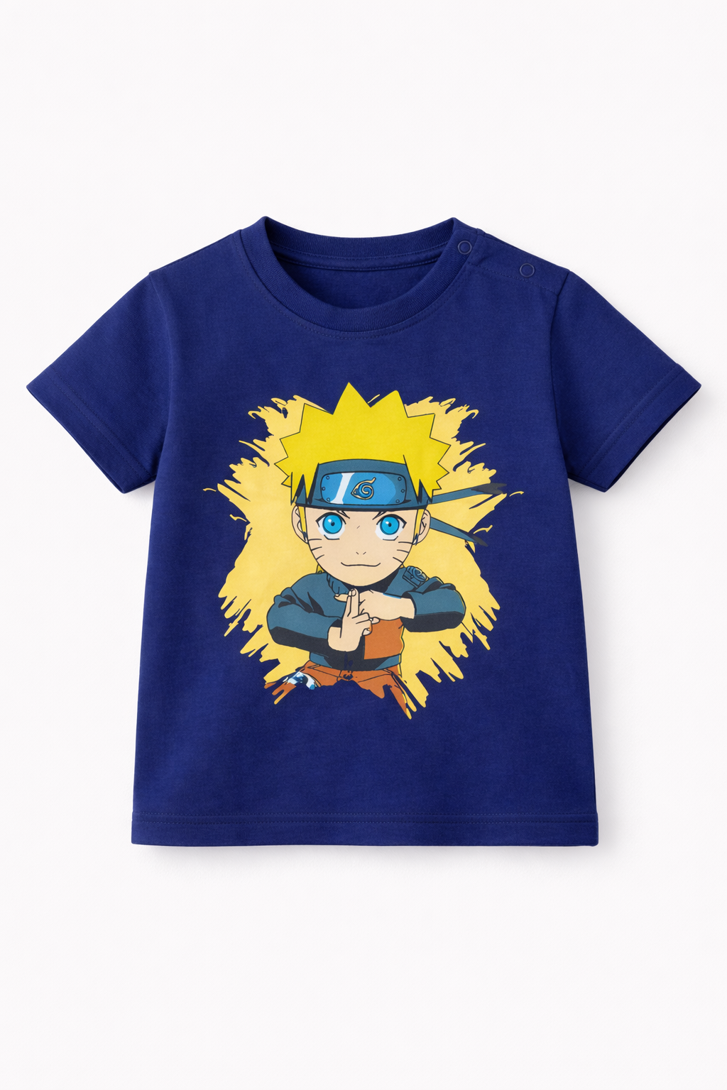 Boys Cartoon Ninja Print Short Sleeve T-Shirt