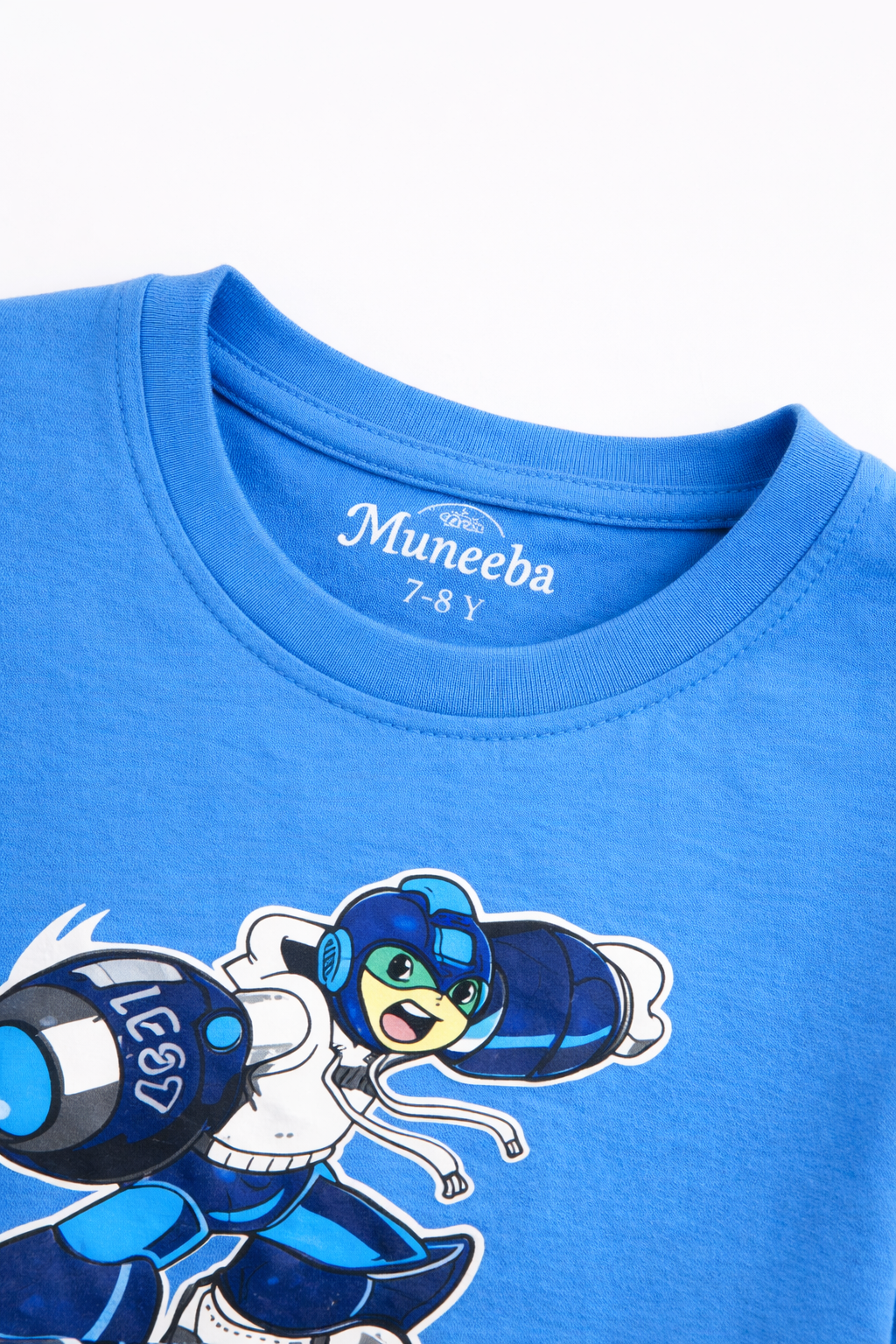 Kids Superhero Cartoon Print Casual Cotton T-Shirt