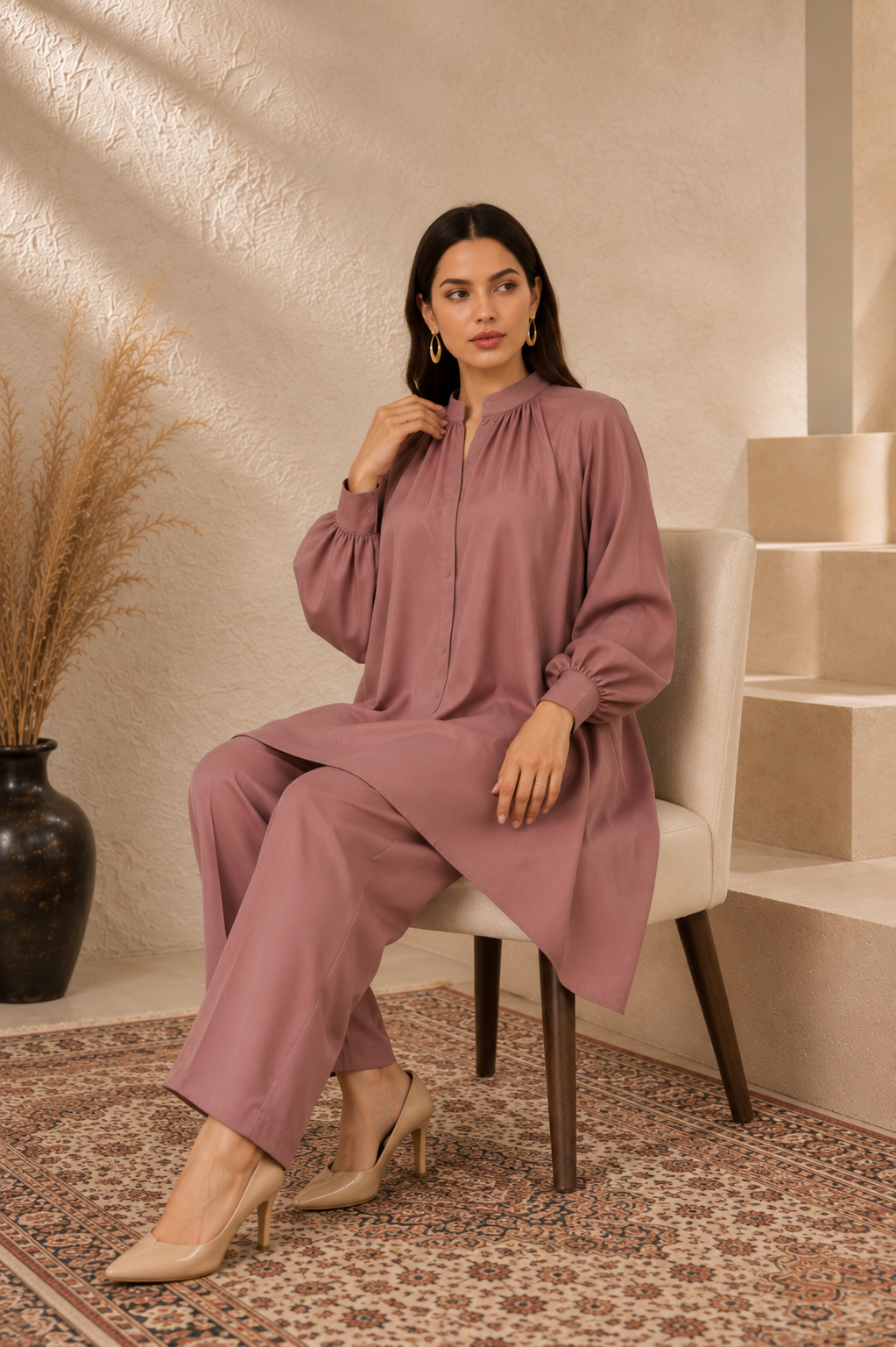 Mauve Drape
