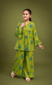 Olive Green Floral