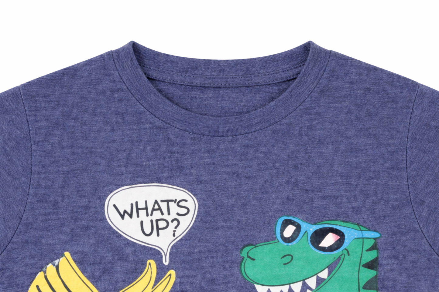 Boys Blue Dino Graphic Tee – Cute Kids T-Shirt
