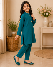 Teal Charm Kurta