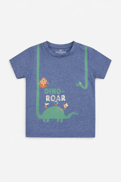 Kids Dino Roar Soft Cotton Summer Tee