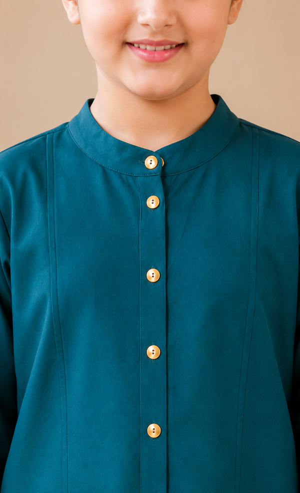 Teal Charm Kurta