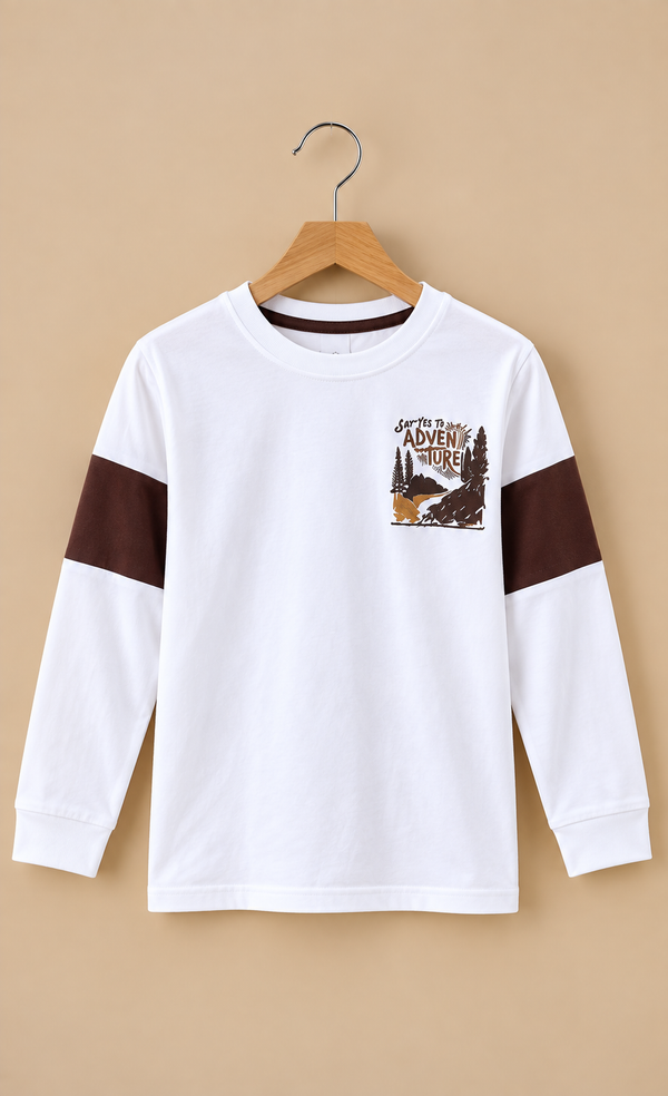 Explorer Graphic Sleeve Pullover