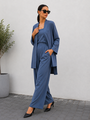 Slate Blue 3-Piece Co-Ord Set