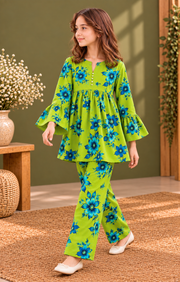 Olive Green Floral