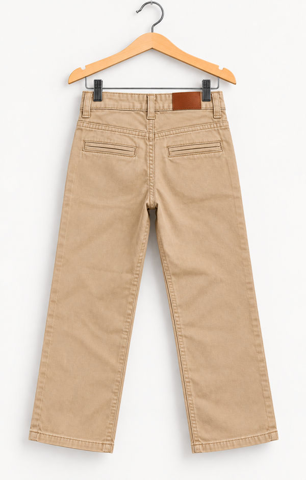Everyday Wear Beige Denim Pants