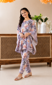 Lilac Floral Kaftan