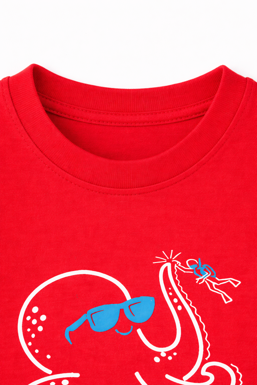 Boys Red Sea Adventure T-Shirt Cotton Tee