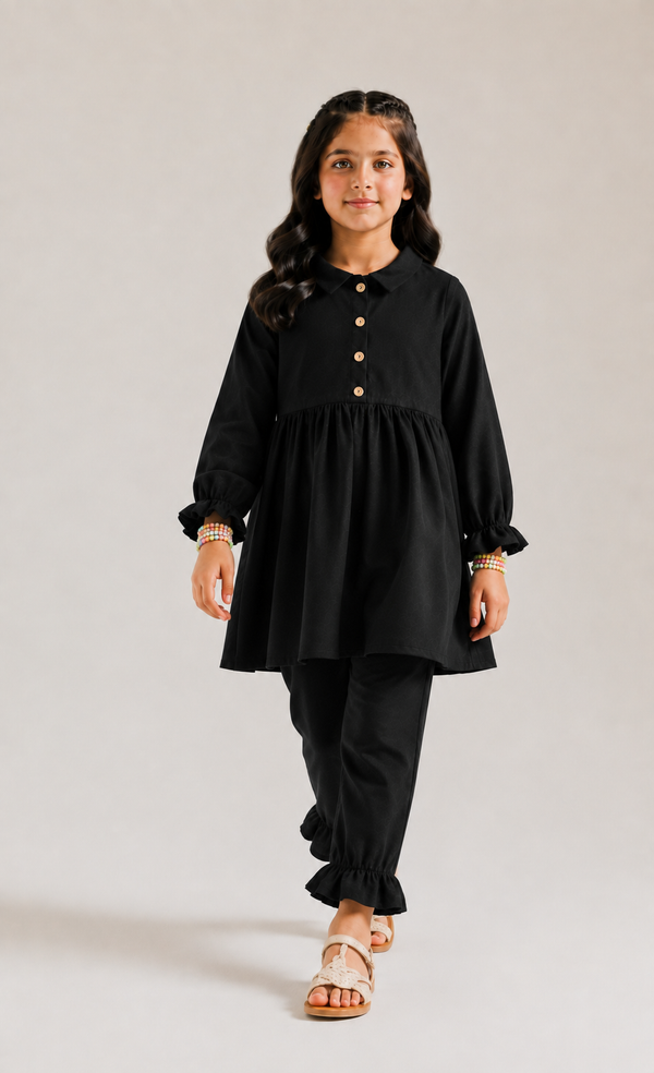 Noir Frill Set