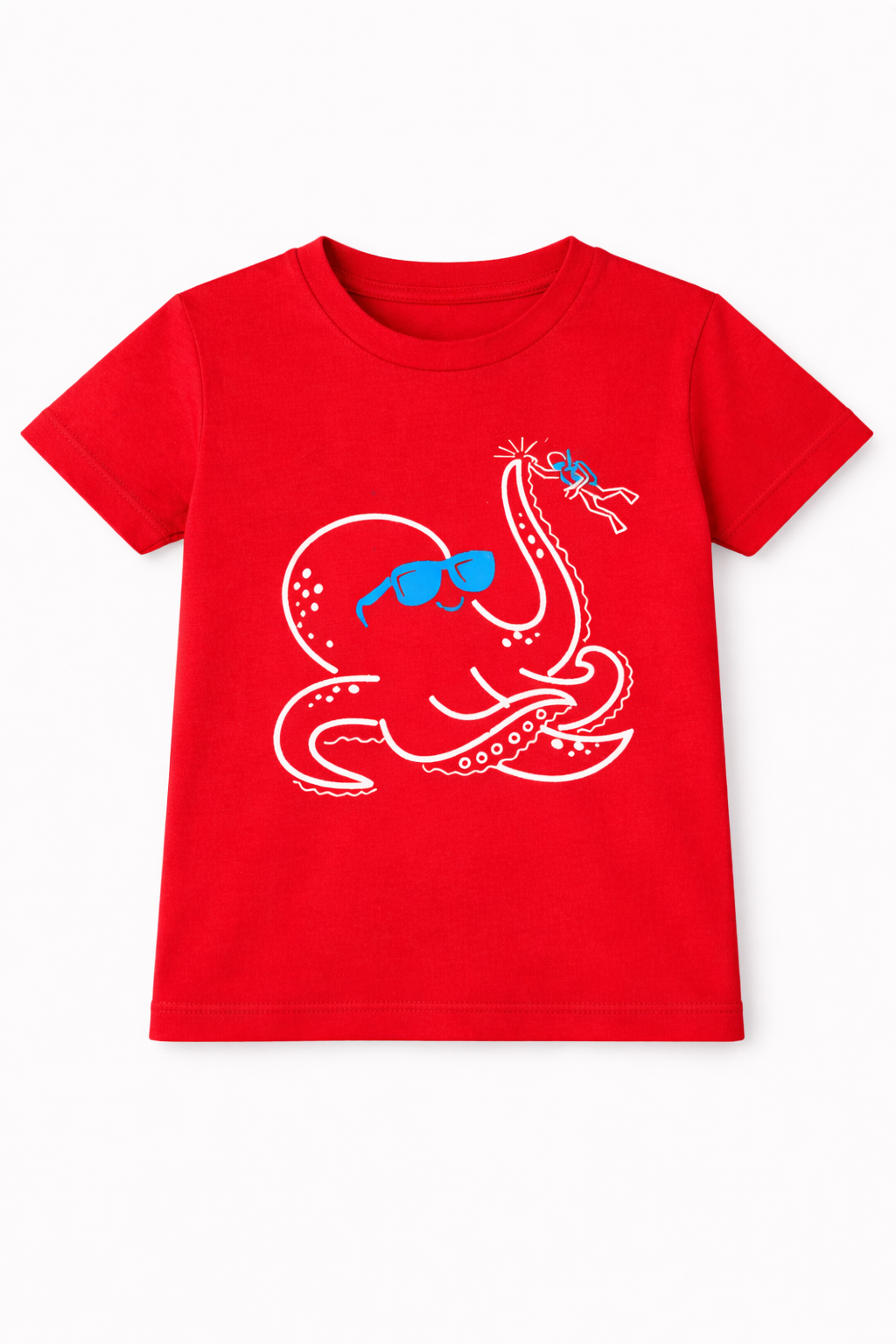 Boys Red Sea Adventure T-Shirt Cotton Tee