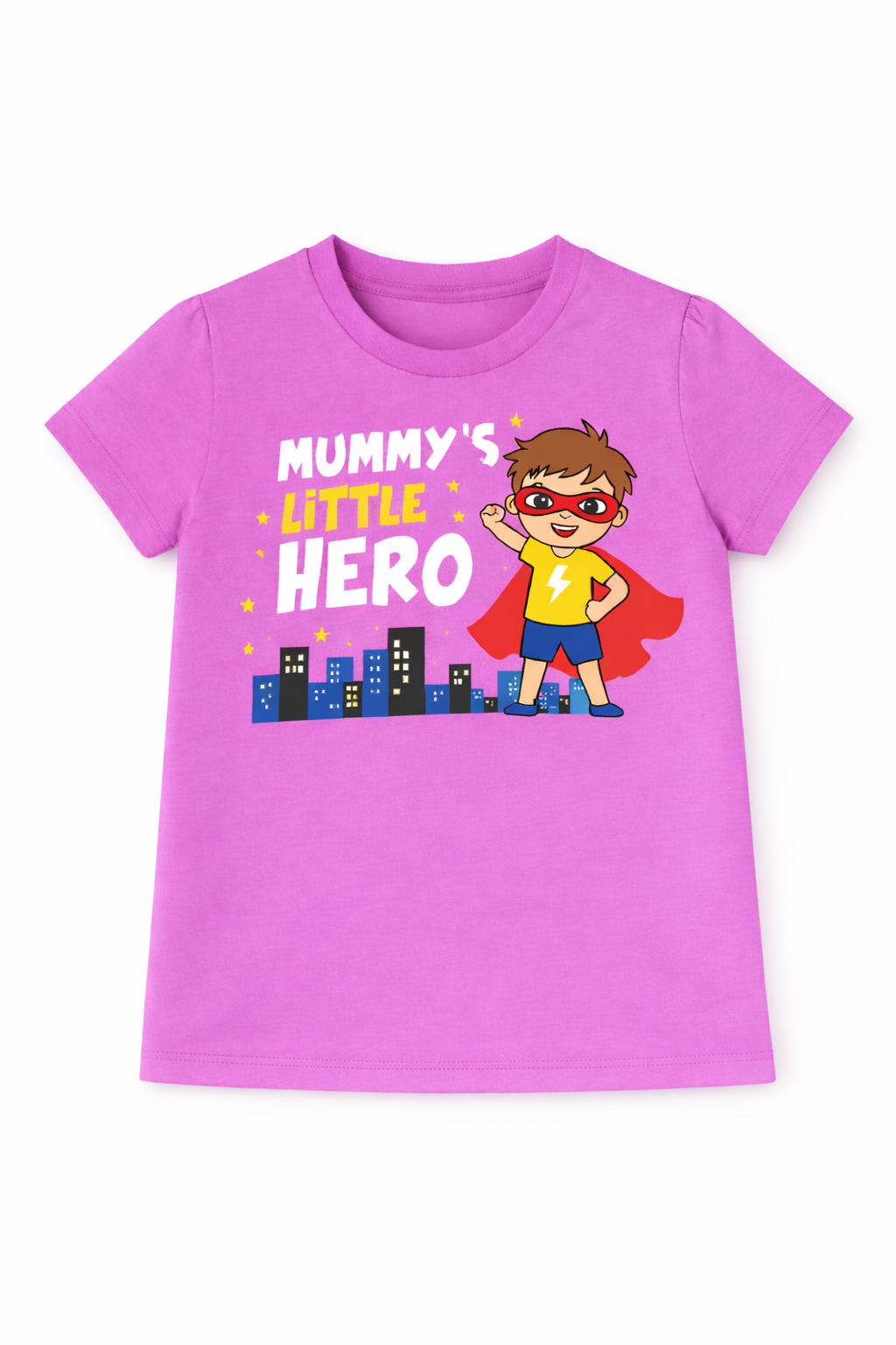 Mummy’s Hero Cute Printed Kids Casual T-Shirt