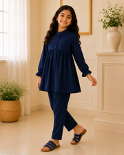 Blue Ruffle Set