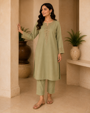 Olive Embellished
