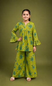 Olive Green Floral