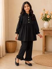 Noir Frill Set