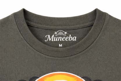 Boys Grey Sunshine Print Soft Cotton T-Shirt