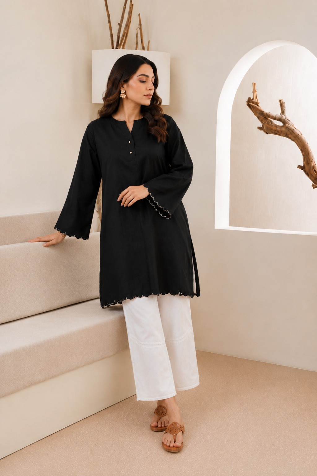 Noir Scallop Set