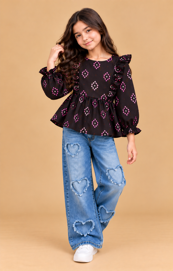 Trendy Black  top