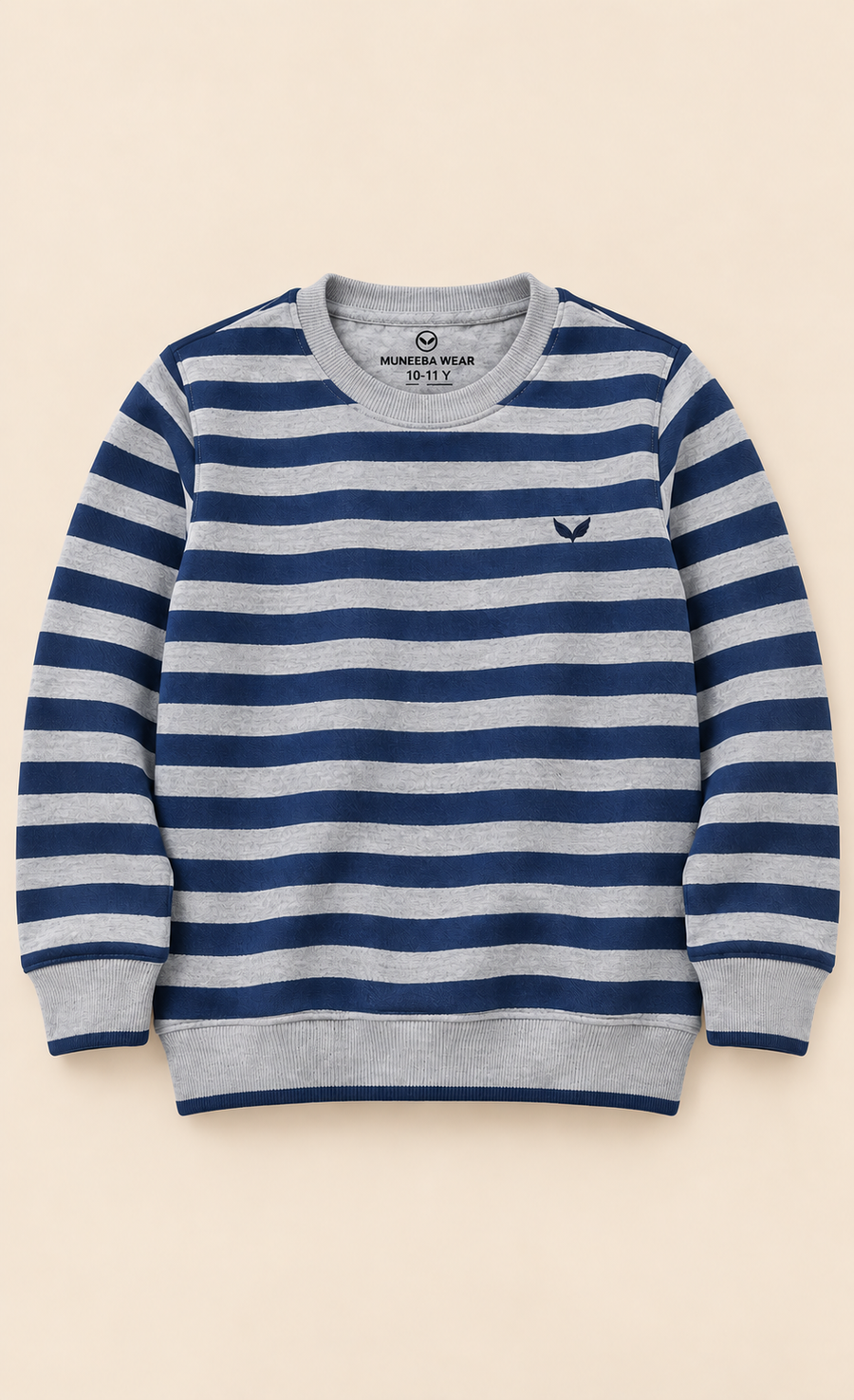 Round ribbed neckline