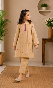 Beige Polka Bloom Set