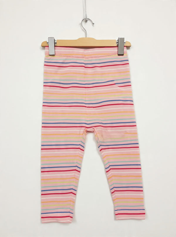 Kids Multicolor Stripe Stretchable Cotton Tights