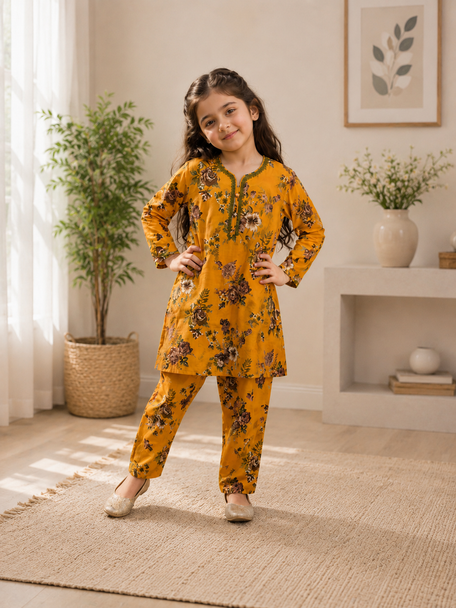 Areeba Mustard Set