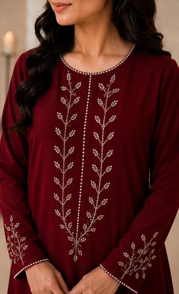 Ruby Vine Gown
