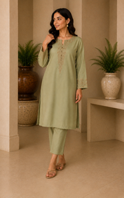 Olive Embellished