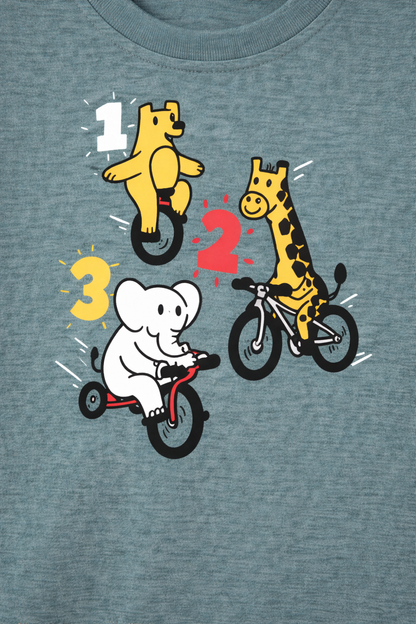 Boys Cartoon Print Soft Cotton Casual T-Shirt
