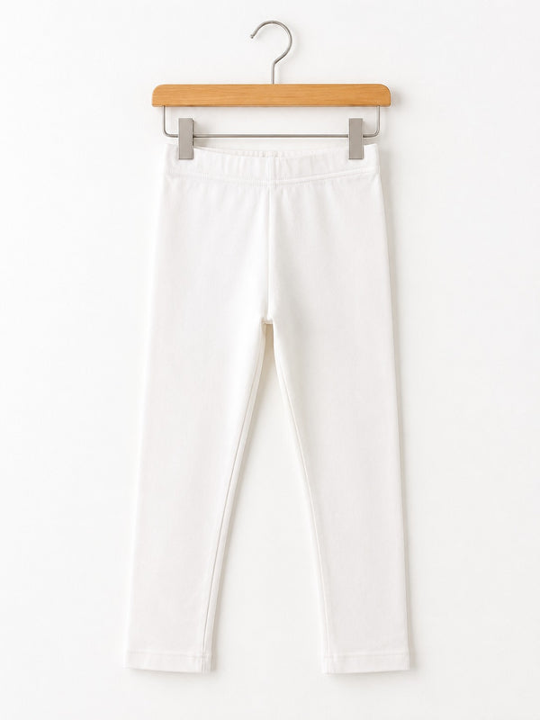 WHITE Casual Tights