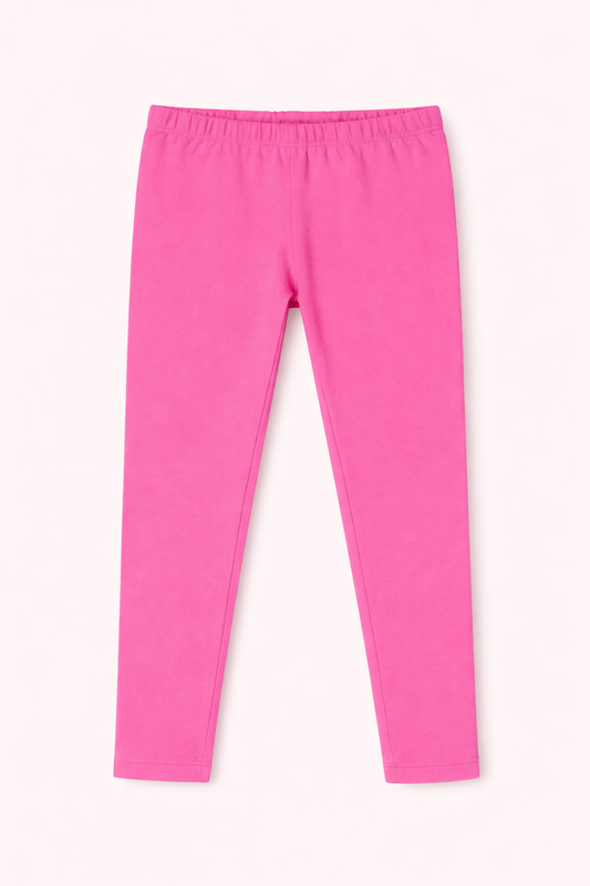 Girls Premium Soft Pink Casual Tights