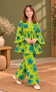 Olive Green Floral