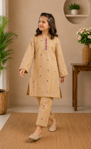 Beige Polka Bloom Set