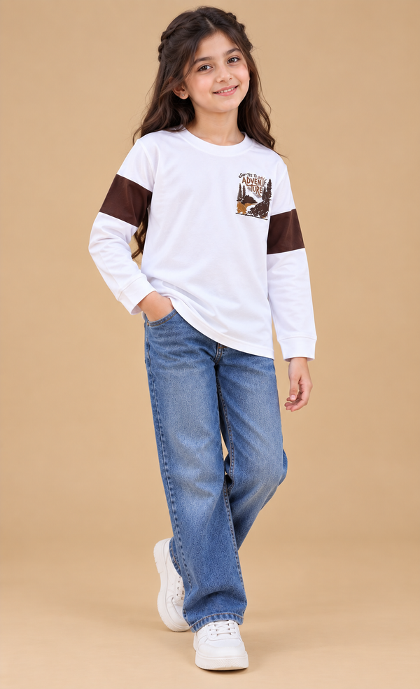 Explorer Graphic Sleeve Pullover