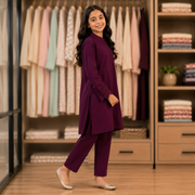 Elegant Berry Kurta