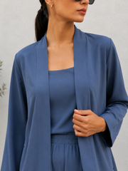 Slate Blue 3-Piece Co-Ord Set