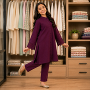 Elegant Berry Kurta
