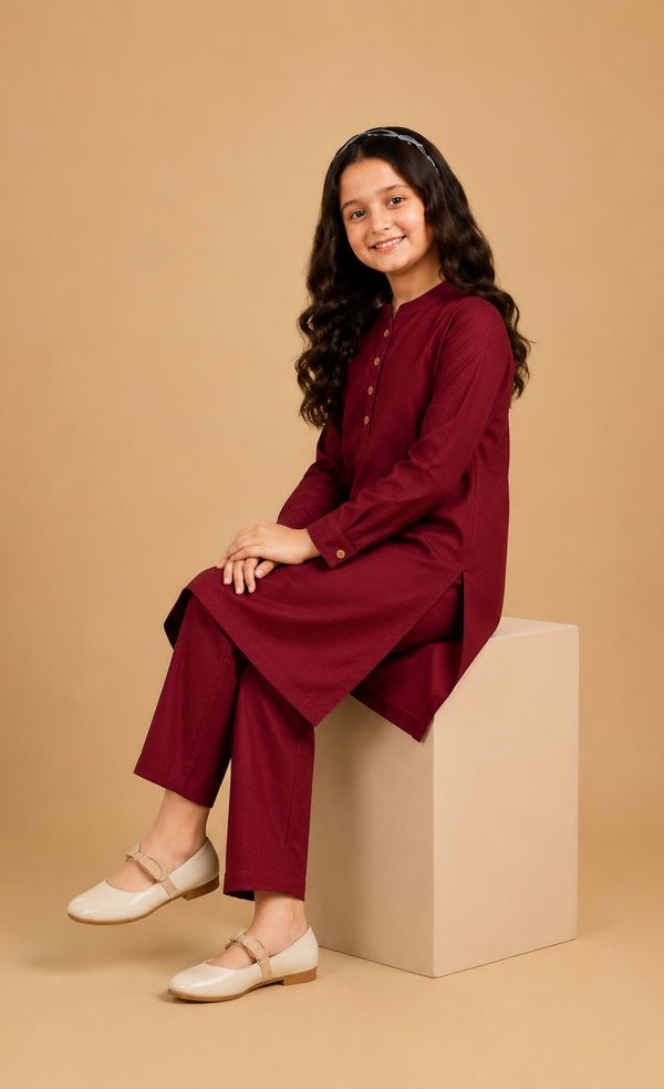 Wine Whisper Kurta