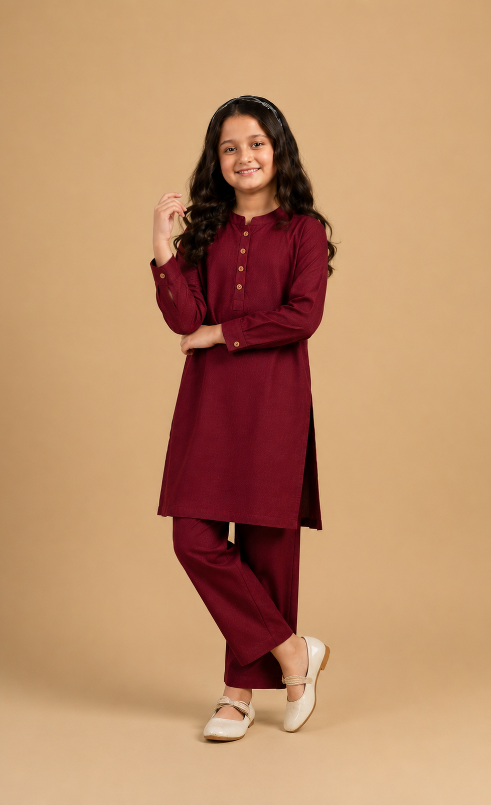 Wine Whisper Kurta