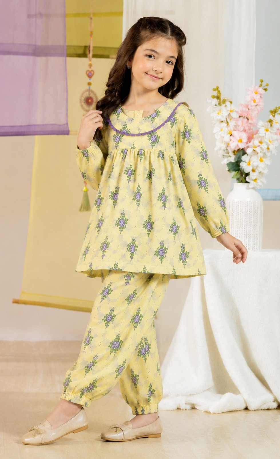 Yellow Breeze Ethnic Set